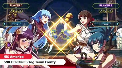 SNK HEROINES Tag Team Frenzy - Anuncio