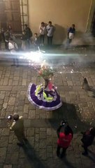 Doggy Dances During Street Festival