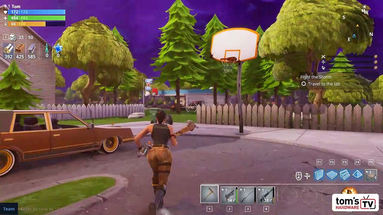 Séquence de Benchmark Fortnite