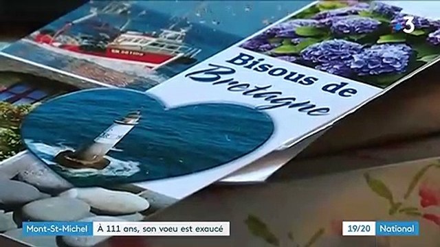 Mont-Saint-Michel : à 111 ans, son vœu est exaucé