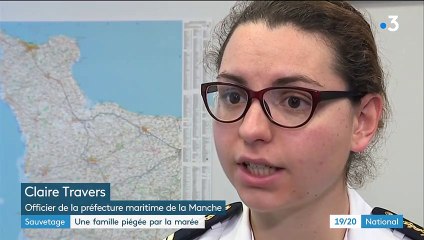 Manche : sauvetage d'une famille piégée par la marée