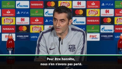 8es - Valverde : "Umtiti n’a pas insisté pour être dans le groupe"