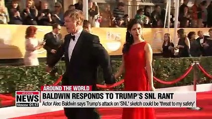 Actor Alec Baldwin suggests Trump's attack on 'SNL' sketch could be 'threat to my safety'