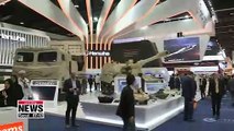S. Korea's defense chief meets with various nations' defense ministers at international arms exhibition in UAE