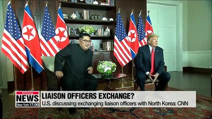 U.S. discussing exchanging liaison officers with North Korea: CNN