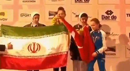 Genç Türk sporcu İranlı sporcuya izin vermedi