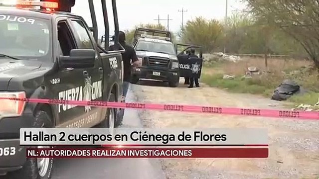Encuentran dos cuerpos en Cienega de Flores
