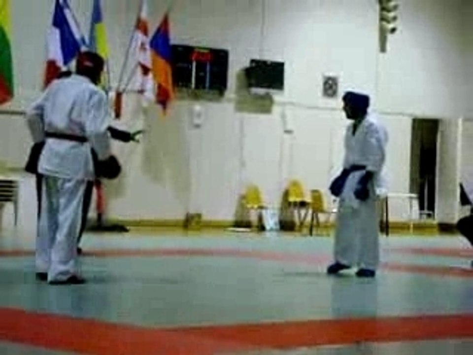 karaté contact lyon (maxou vs alex)