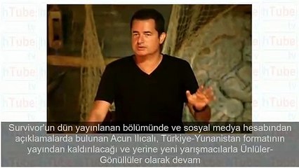 Acun Ilıcalı Survivor için harekete geçti beklenmedik değişiklik