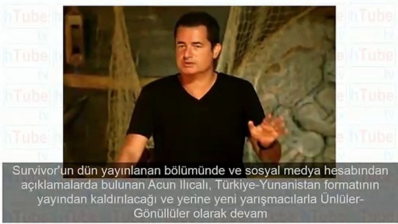 Acun Ilıcalı Survivor için harekete geçti beklenmedik değişiklik