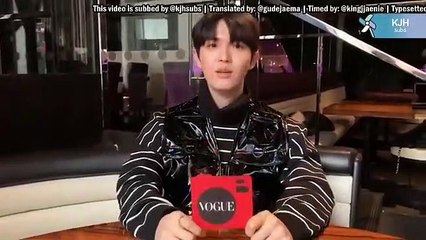 [ENG SUB] 190220 Kim Jaehwan Vogue Taiwan interview by KJHSUBS