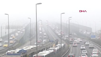 İstanbul'da Sis Etkili Oluyor