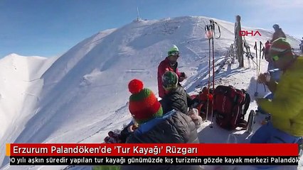 Erzurum Palandöken'de 'Tur Kayağı' Rüzgarı