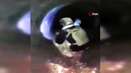 Siirt’te PKK'lı teröristlerce mağaraya gizlenmiş mühimmat ele geçirildi