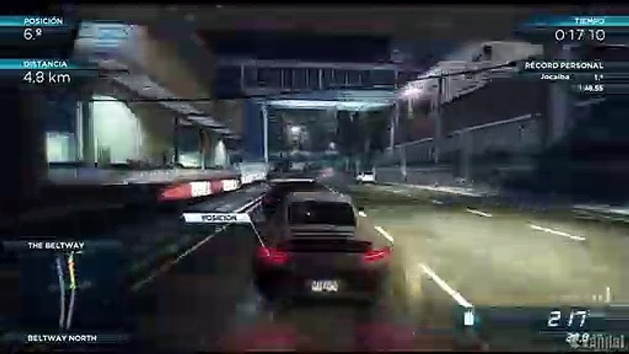 Need for Speed: Most Wanted - Prueba de sprint