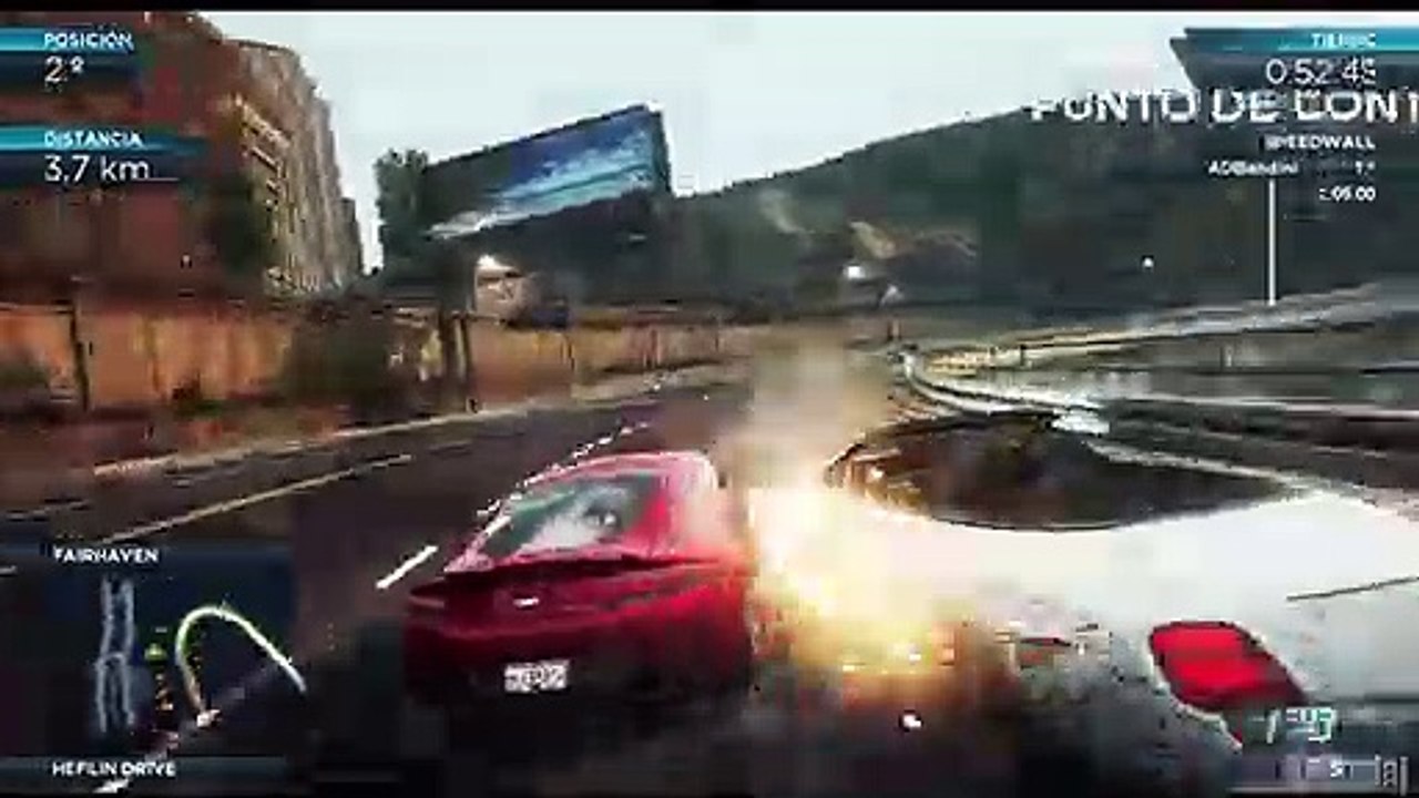 Need for Speed: Most Wanted - Prueba de sprint 2