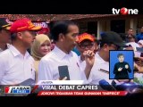 Jokowi Diduga Gunakan Earpiece Saat Debat Capres Putaran 2