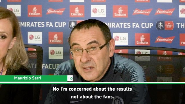 VIRAL: Football: Maurizio Sarri reacts to 'F**k Sarri-ball chants