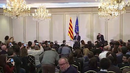 Puigdemont y Torra piden que Eurocámara garantice libertad