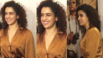 Sanya Malhotra looks Gorgeous at trailer launch of Photograph; Watch video | FilmiBeat