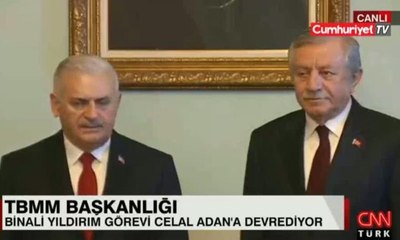 Binali Yıldırım görevini Celal Adan'a devretti