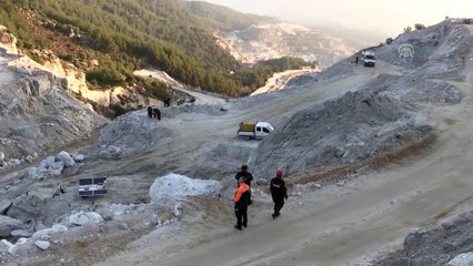 Maden sahasındaki heyelan - MUĞLA