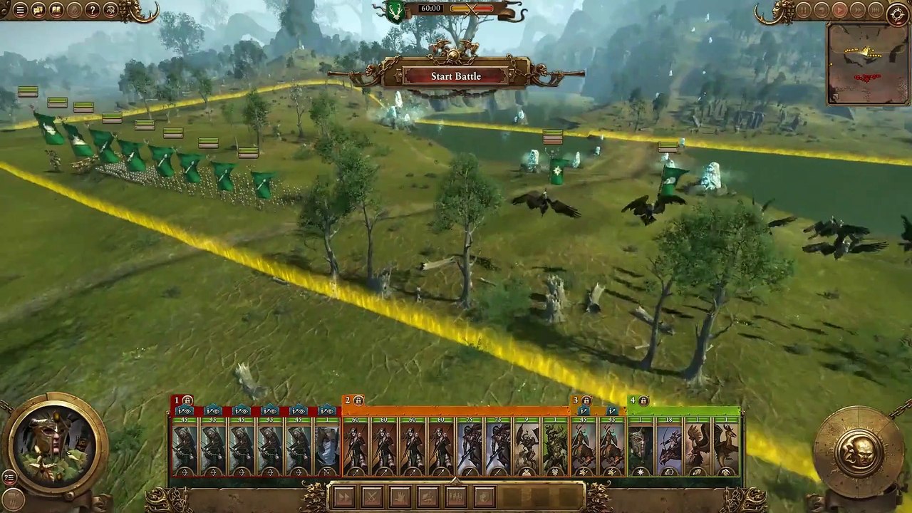 Total War: Warhammer - Elfos Silvanos (Jugabilidad)