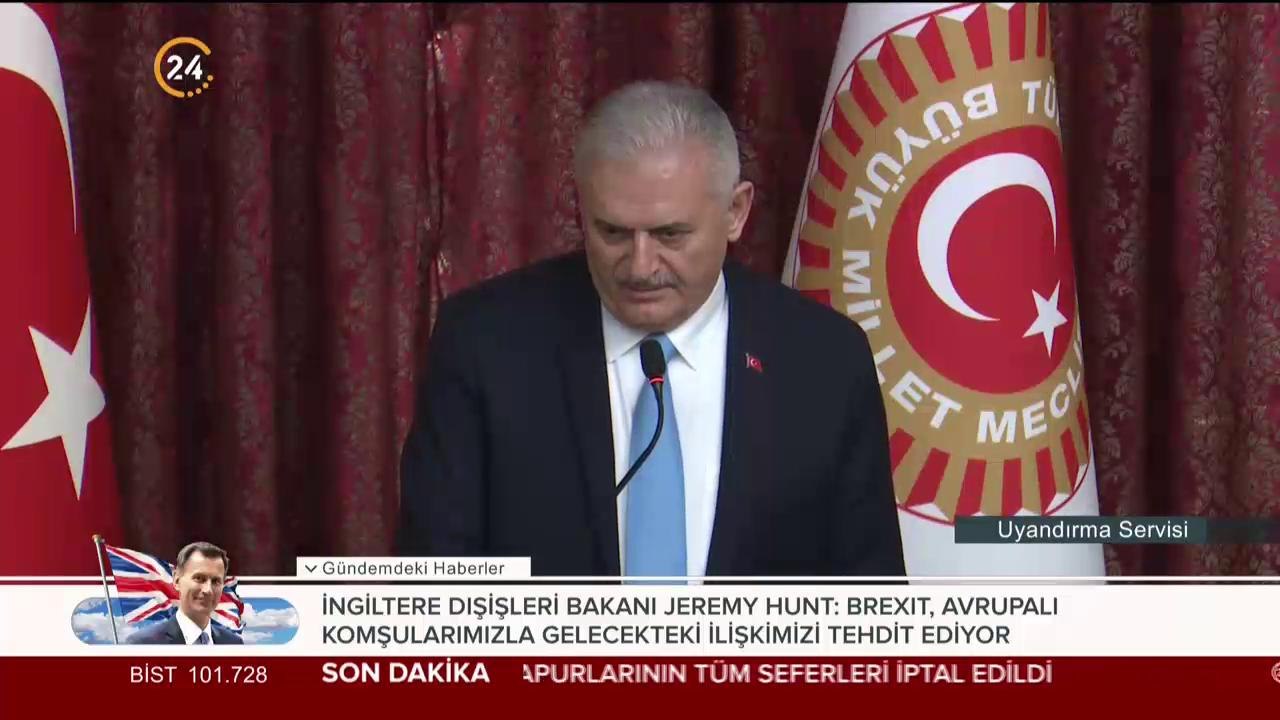 Yıldırım'dan veda konuşması