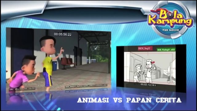 Bola Kampung Film - Disebalik Tabir (Malay) Kartun Kanak-Kanak