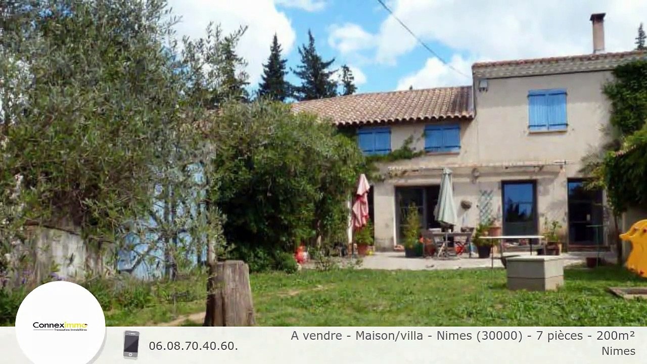A vendre - Maison/villa - Nimes (30000) - 7 pièces - 200m²