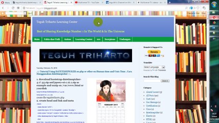 Tutorial Using Datetimepicker on PHP on other. penggunaan Datetimepicker
