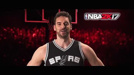 NBA 2K17 - Pau Gasol en portada