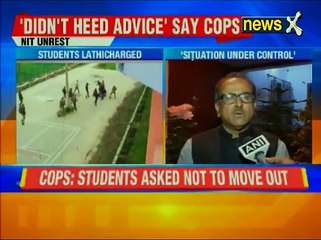 Police lathicharge at Srinagar's NIT College; Over 10 students injured