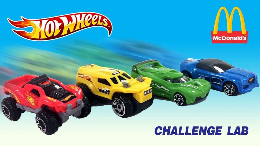 McDonalds Happy Meal Hot Wheels 2018 Challenge Lab Collection || Keith's  Toy Box - video Dailymotion
