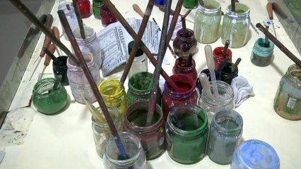 Yabancı öğrenciler 'ebru' öğreniyor - TRABZON