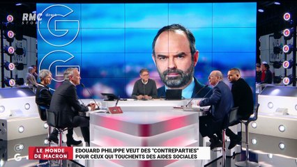 Le monde de Macron: Édouard Philippe veut des "contreparties" aux aides sociales - 19/02
