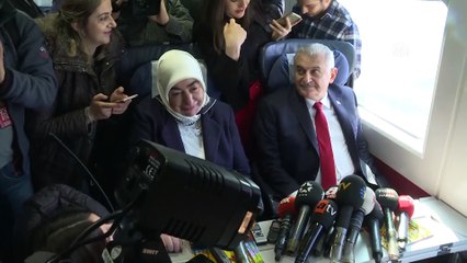 Yıldırım, YHT ile İstanbul’a hareket etti (3) - ANKARA