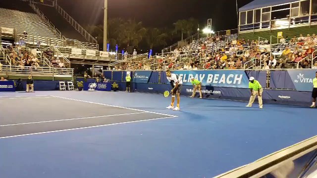 Tennis - Nick Kyrgios accused of tanking at Delray Beach