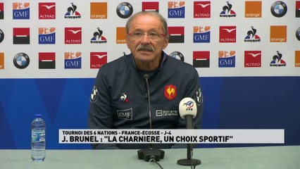 XV De France : Jacques Brunel explique ses choix pour affronter l'Écosse