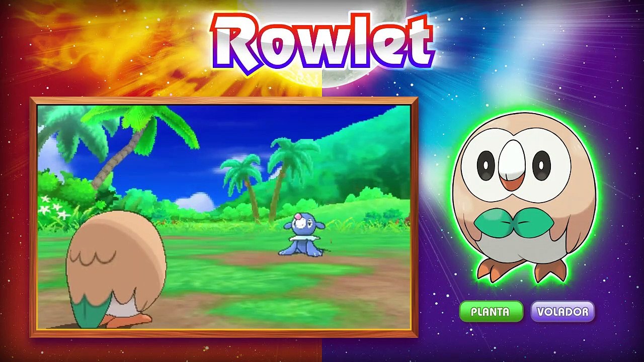 Pokémon Sol/Luna - Pokémon iniciales