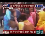 Meerut_ Wife beats up husband for torturing