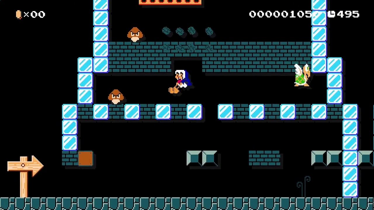 Super Mario Maker - Ice Climbers