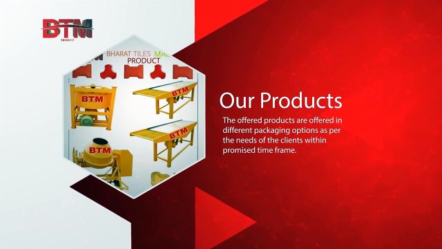 Interlocking Tiles making Machine - Ghaziabad, Noida, India - BTM Product