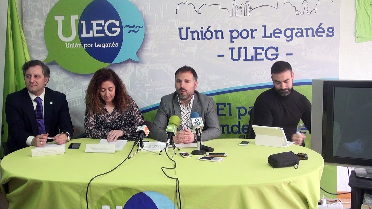 Rueda de prensa de Unión por Leganés del 19 de febrero de 2019