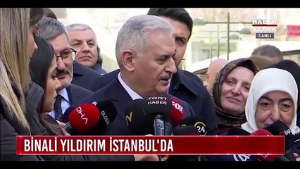 Binali Yıldırım İstanbul'da