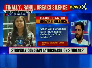 Rahul Gandhi blames BJP and PDP for crackdown