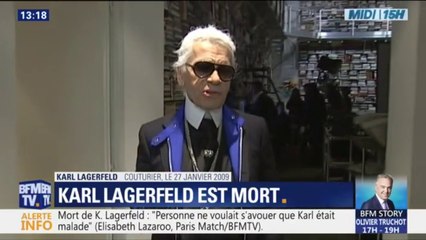 Quand Karl Lagerfeld se confiait sur ses inspirations en 2009