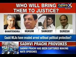 BJP leader Sadhvi Prachi has been booked under charged to enticing mob