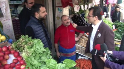 Ekrem İmamoğlu’nu gören vatandaştan sevinç gözyaşları