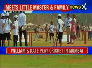 Cricket match between 'Master Blaster' Sachin Tendulkar and Prince William-Kate Middleton